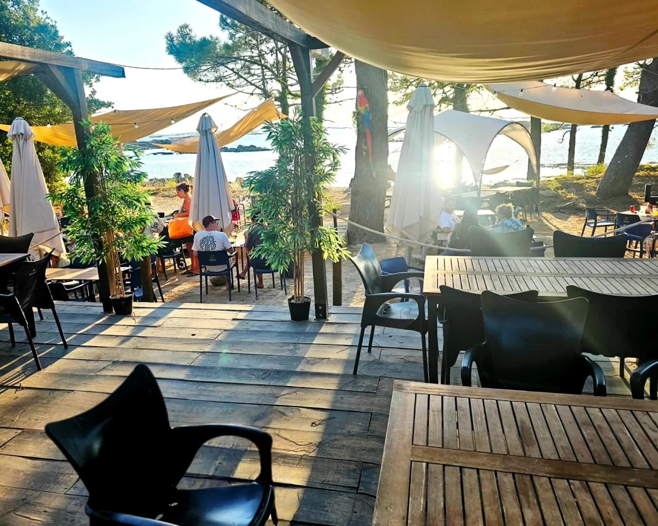 Beach clubs in Arousa