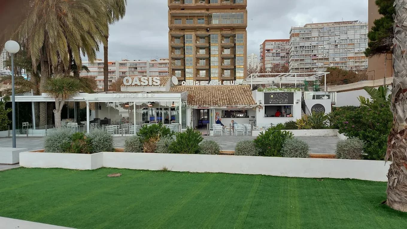 Beach clubs in Benidorm