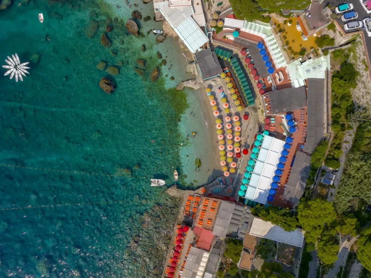 Beach clubs in Capri