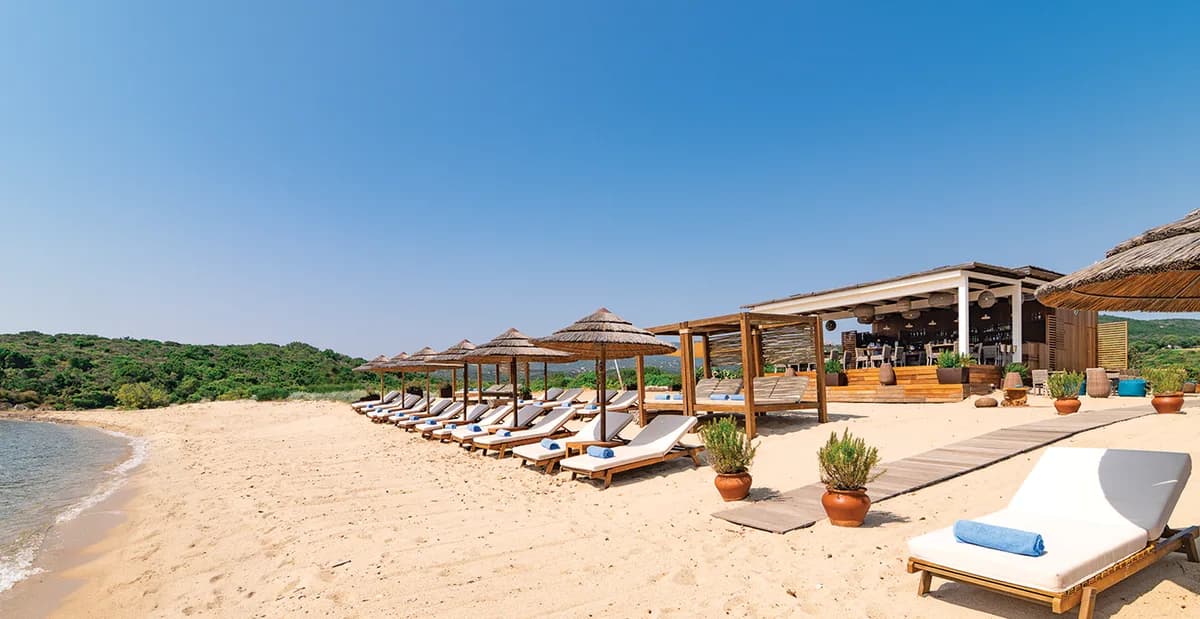 Beach clubs in Costa Smeralda