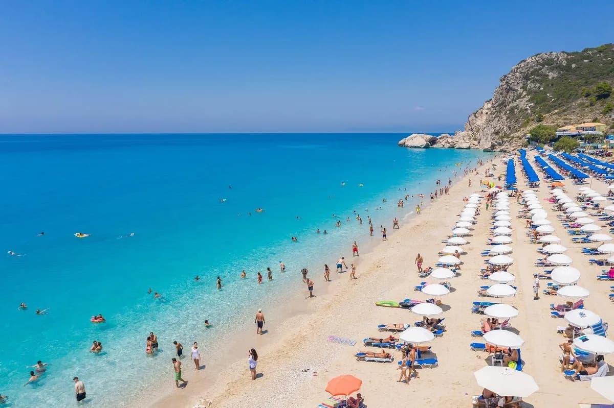 Beach clubs in Lefkada