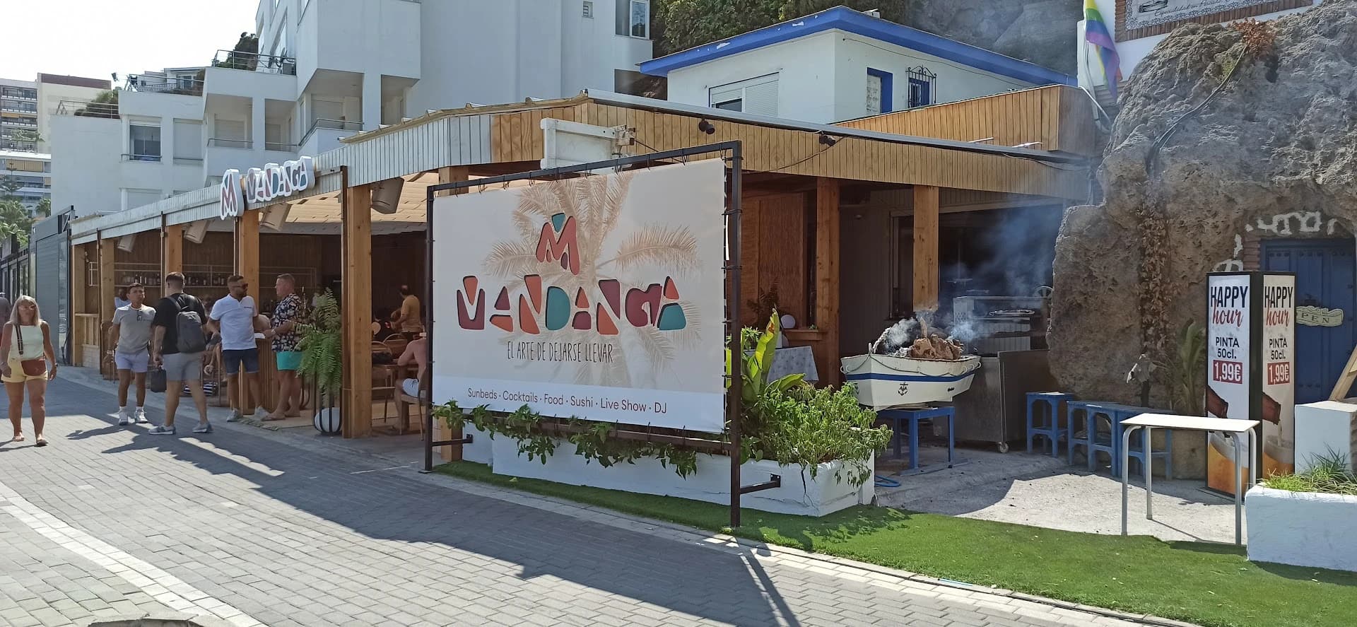 Mandanga Beach Club in Málaga