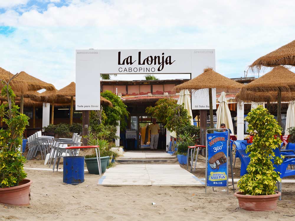 Restaurant La Lonja Beach Club Cabopino