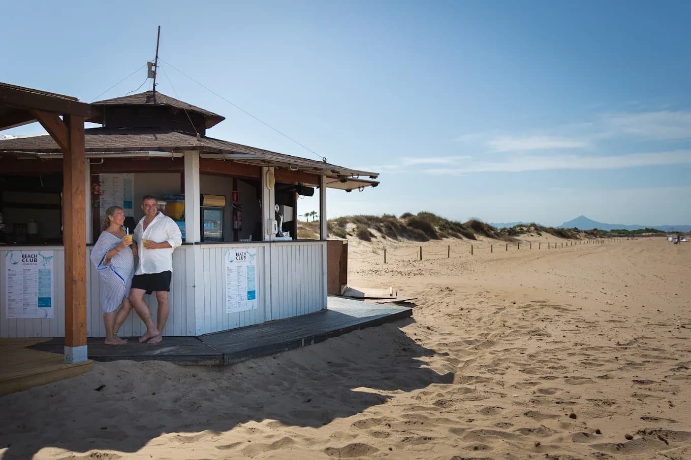 Beach clubs in Oliva