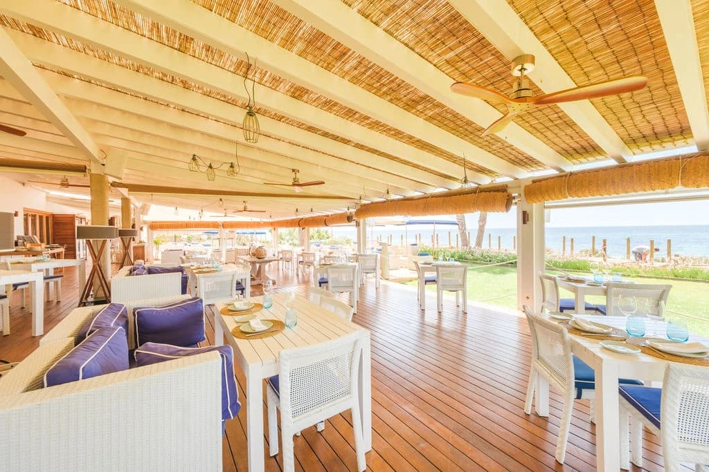 Beach clubs in Platja de Migjorn