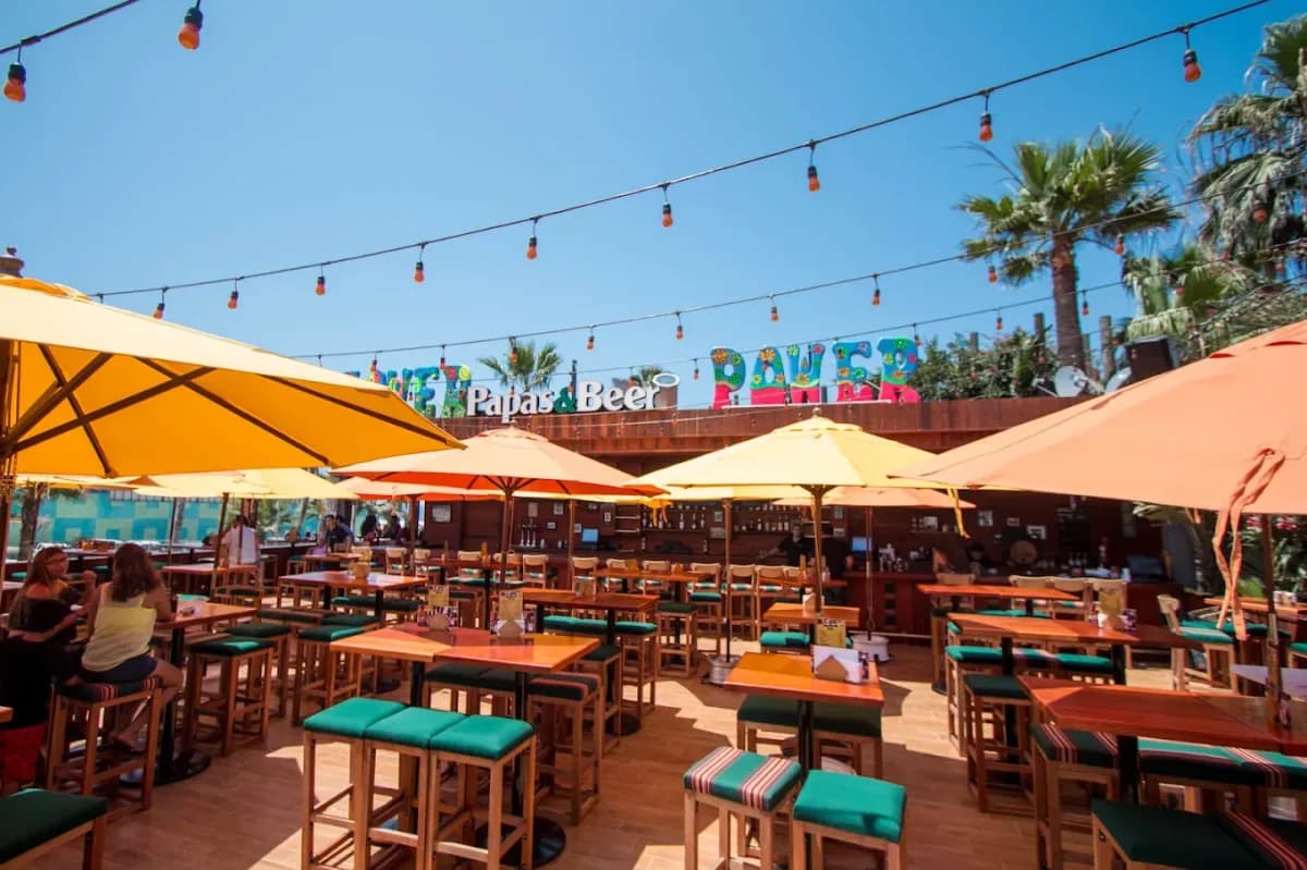 Beach clubs in Rosarito