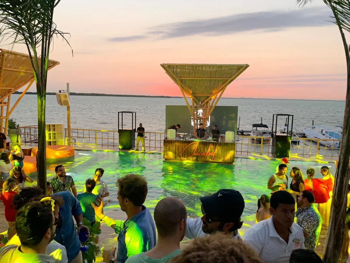 Cabanas and a sunset DJ set at Chicabal Sunset Club, Marina del Rey