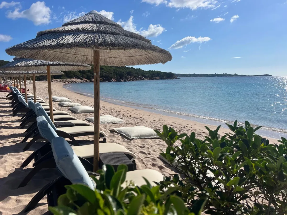 Jet skis and lively beach beats on the sand at Shardana Beach Club, Liscia Ruja