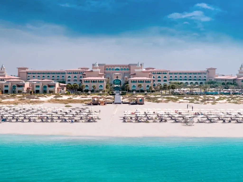 All-inclusive pool and private beach at Rixos Premium Saadiyat Island, Saadiyat Beach