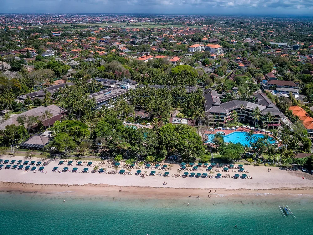 Sand-side Bamboo Beach Bar at Prama Sanur Beach, Sanur